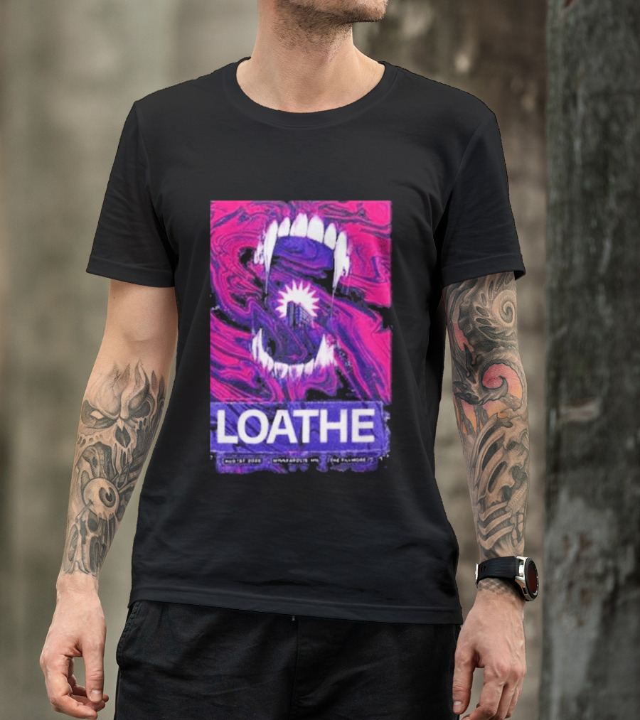 Loathe Band Live At The Fillmore Minneapolis MN August 1 2026 Concert T-Shirt