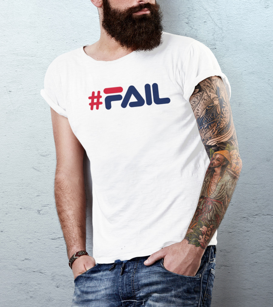 #FAIL Hashtag Bold Modern T-Shirt