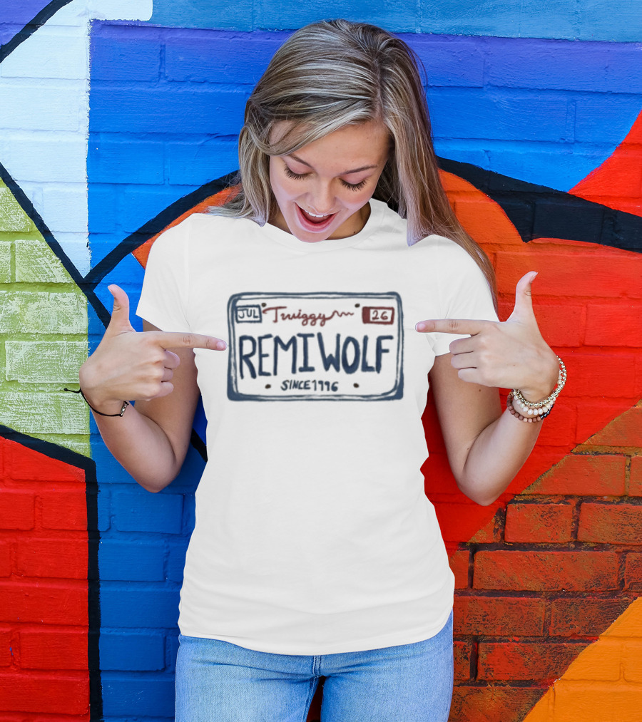 Remi Wolf Store License Plate December Twirl 227 California 2023 T-Shirt