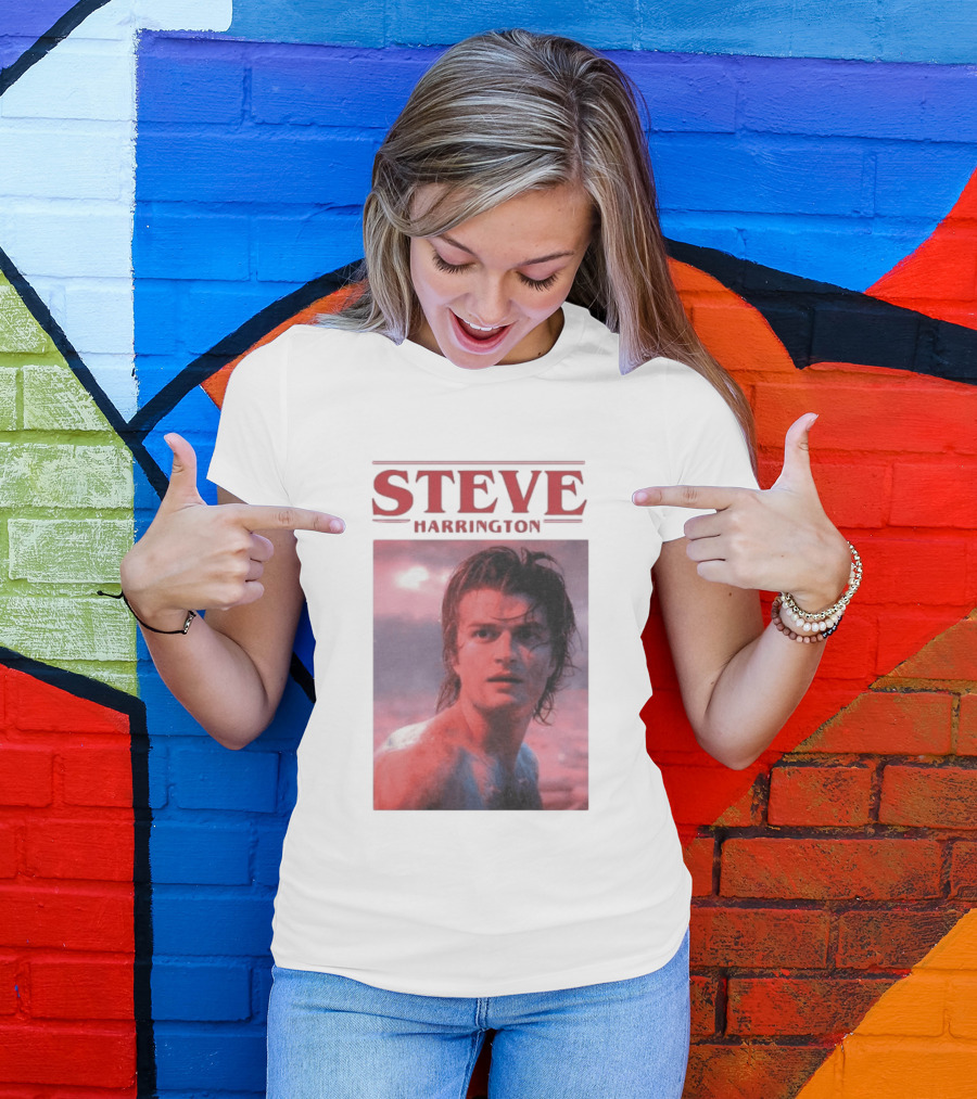 Steve Harrington Vintage Aesthetic Stranger Things Joe Keery T-Shirt