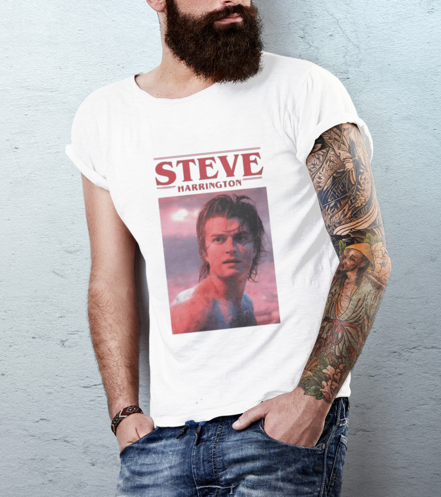 Steve Harrington Vintage Aesthetic Stranger Things Joe Keery T-Shirt