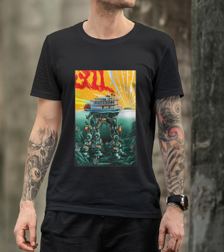 311 Kansas City MO 2026 Steamboat Robot T-Shirt