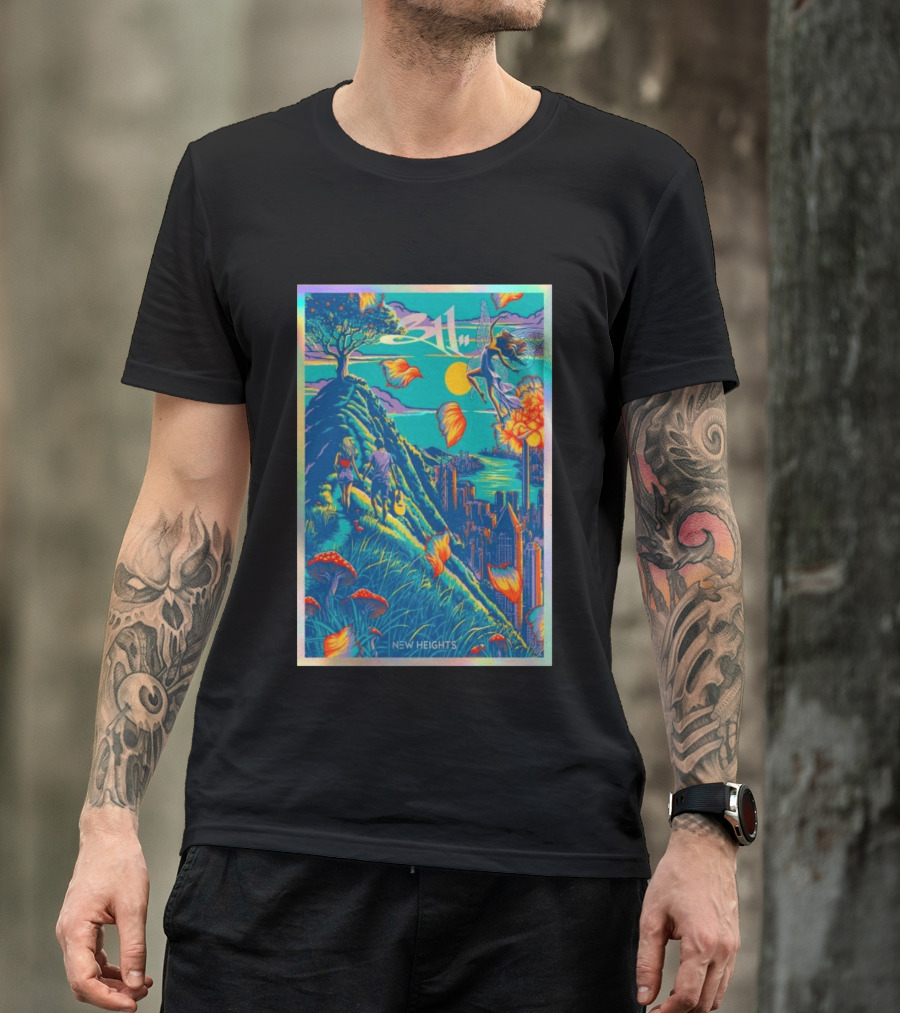 311 New Heights 2026 Fairy Cityscape Guitar Walk T-Shirt