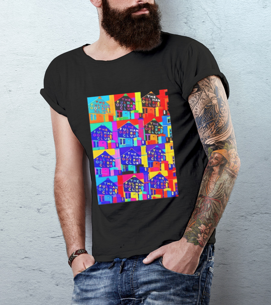 The Fulham Football Club Pop Art Craven Cottage T-Shirt