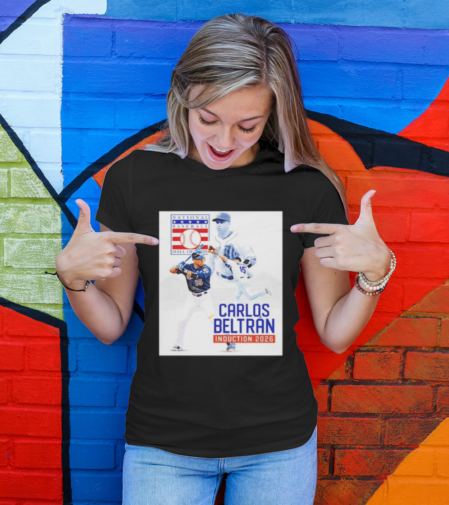 Carlos Beltran National Baseball Hall Of Fame Induction 2026 T-Shirt