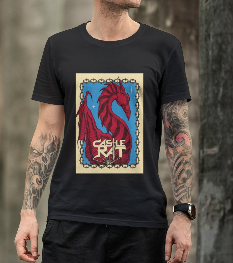 Castle Rat Red Dragon Marienthal Germany Aug 14 2026 T-Shirt