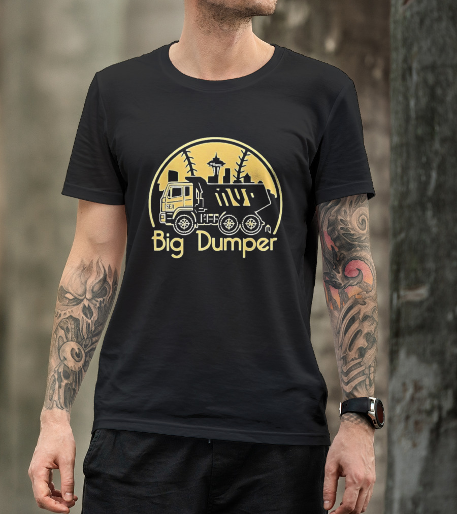 Big Dumper Cal Raleigh Seattle Skyline Truck Mvp T-Shirt