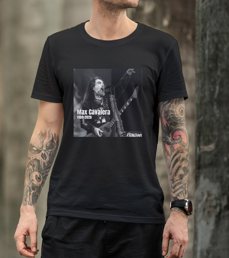 Max Cavalera 1969 2026 Heavy Metal Icon Performance T-Shirt