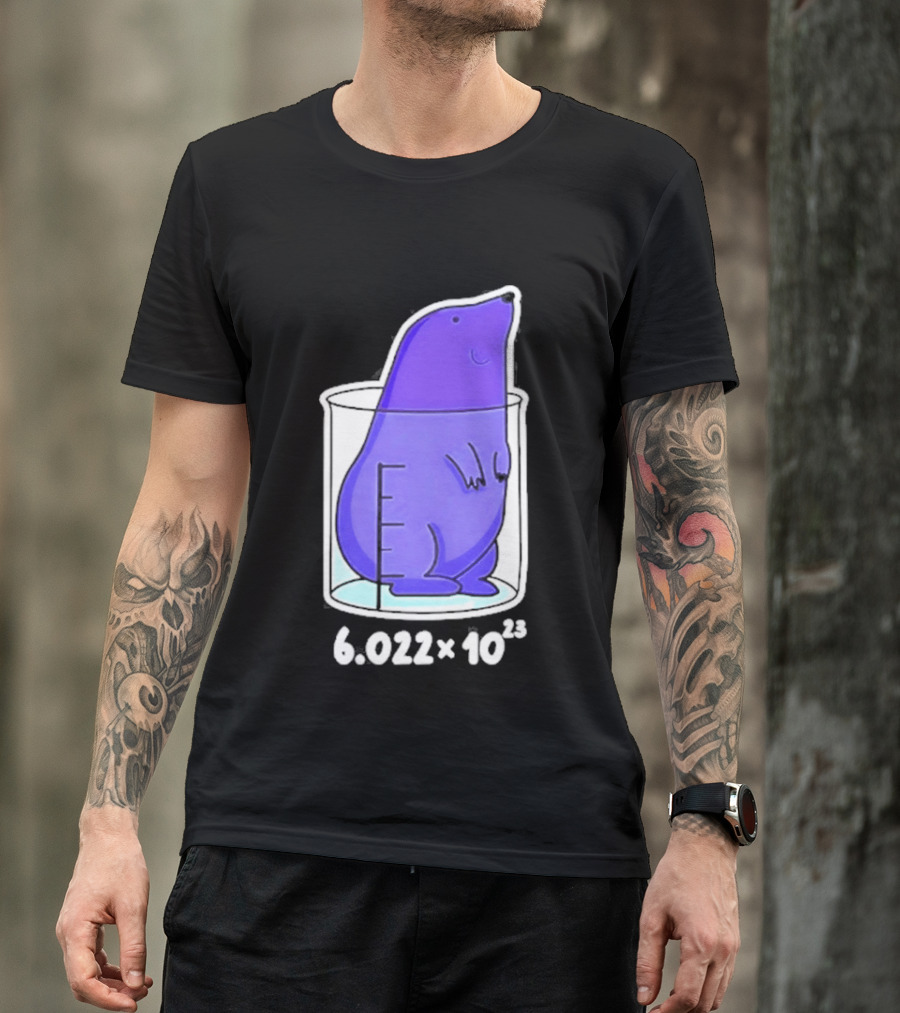 Mole 6.022 X 10²³ Avogadro Chemistry Beaker T-Shirt