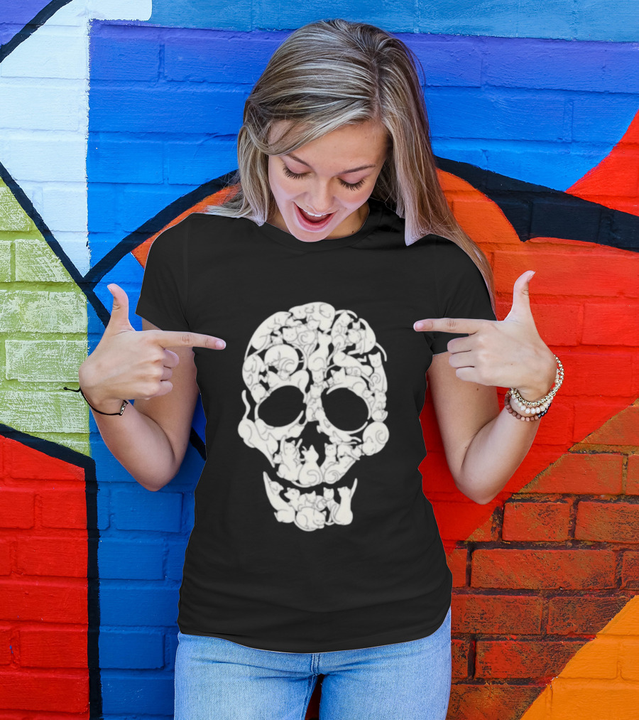 Original Cats Skull Tobe Fonseca Kittens T-Shirt