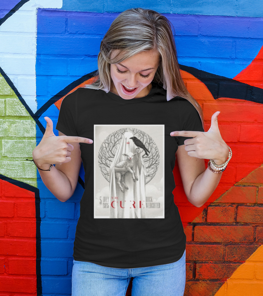 5 July 2026 The Cure Rock Werchter Raven And Lamb T-Shirt