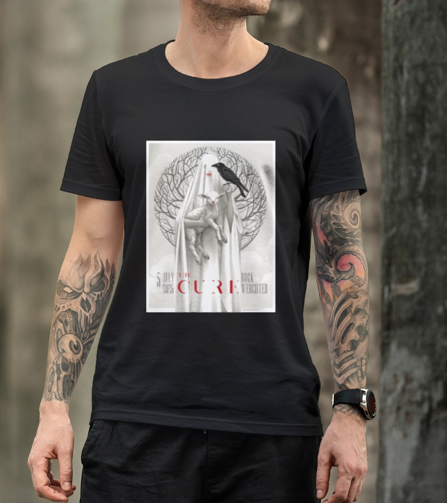 5 July 2026 The Cure Rock Werchter Raven And Lamb T-Shirt