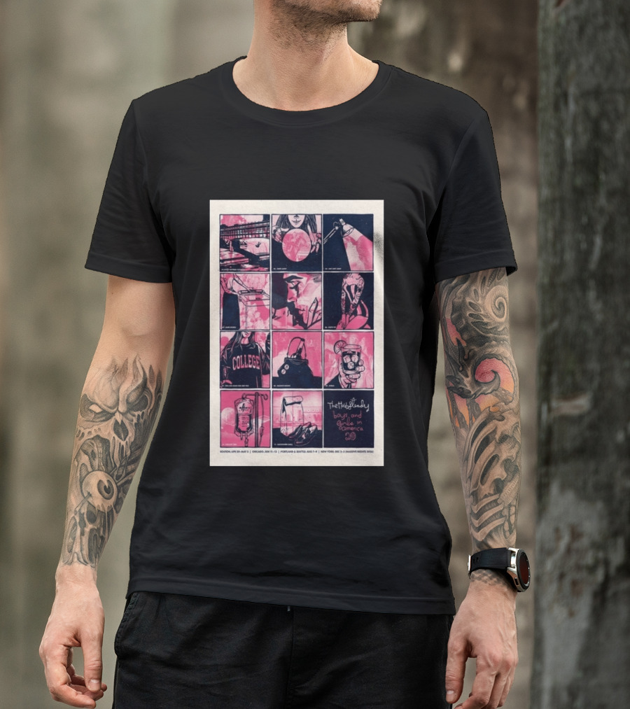 The Hold Steady Boys And Girls In America Tour 2026 Boston Chicago Portland Seattle New York T-Shirt