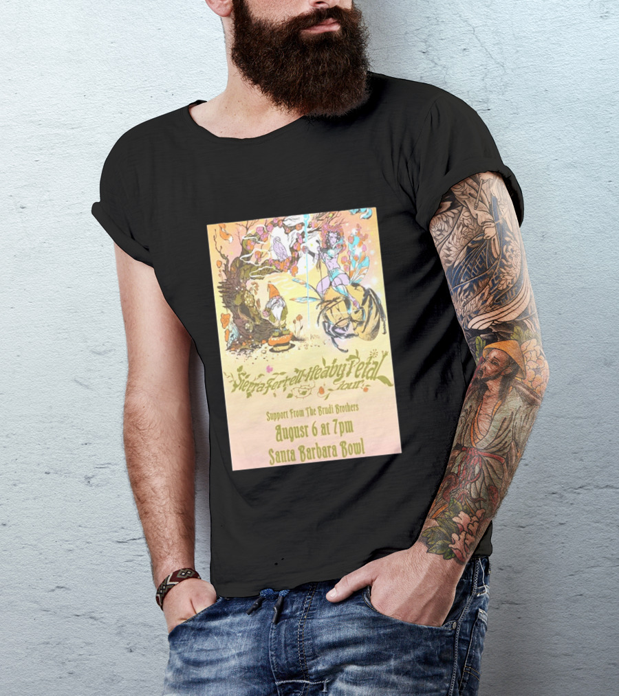 Sierra Ferrell Heavy Petal Tour Brudi Brothers Support August 6 Santa Barbara Bowl T-Shirt