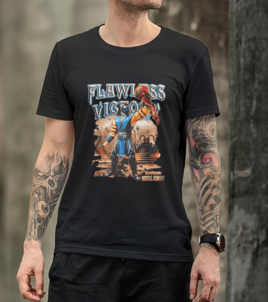 Flawless Victory Subzero Tappedin Mortal Kombat T-Shirt
