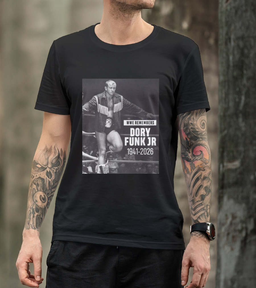 WWE Remembers Dory Funk Jr 1941 2026 T-Shirt