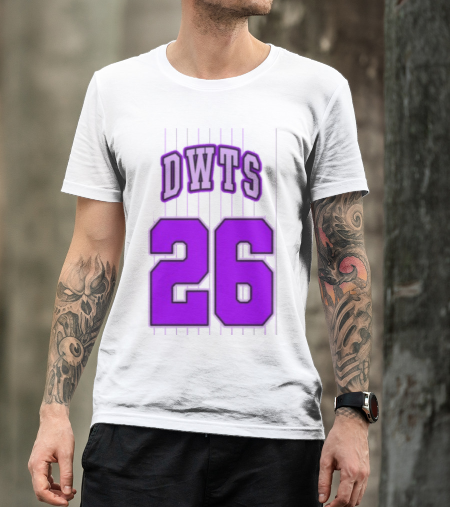 Dancing With The Stars DWTS Glitter Games 26 Jersey T-Shirt