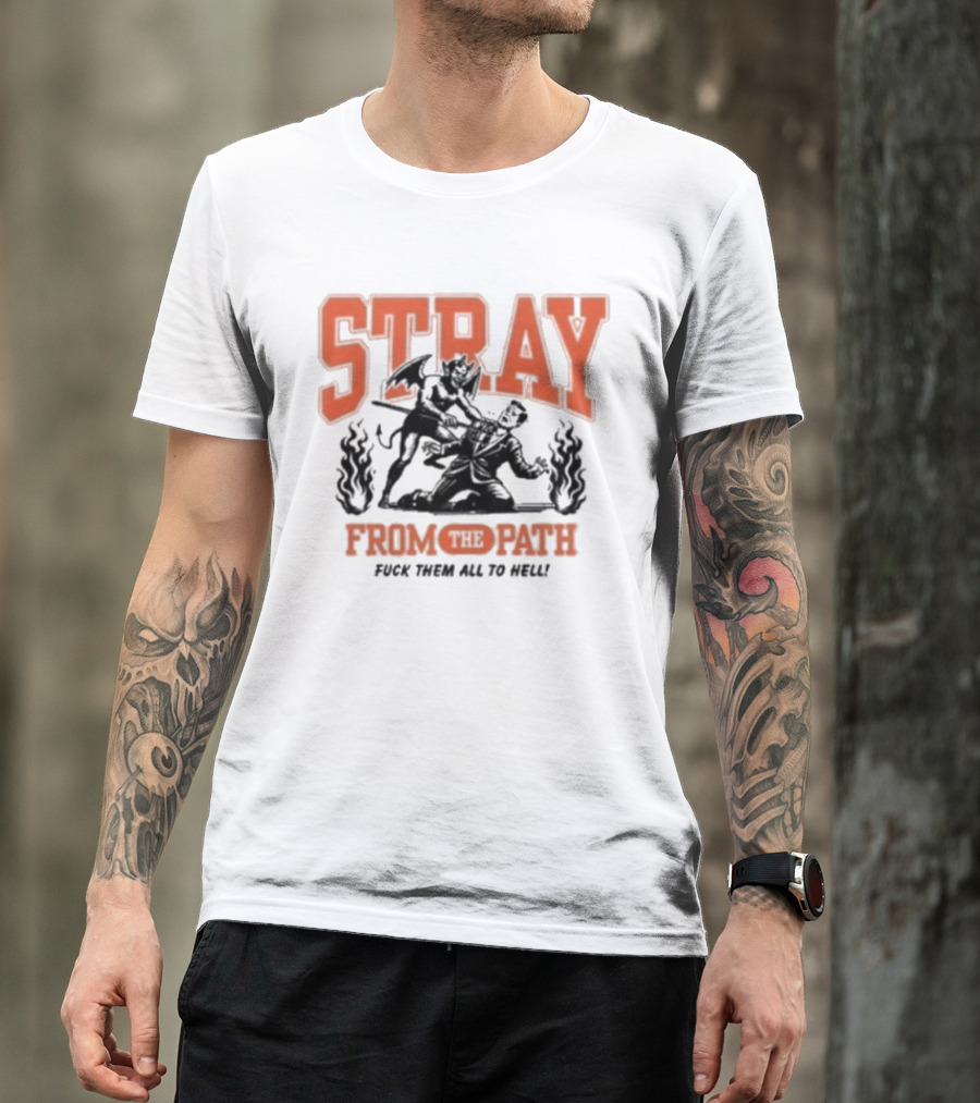 Stray From The Path Demon Figure Fuck Them All To Hell T-Shirt