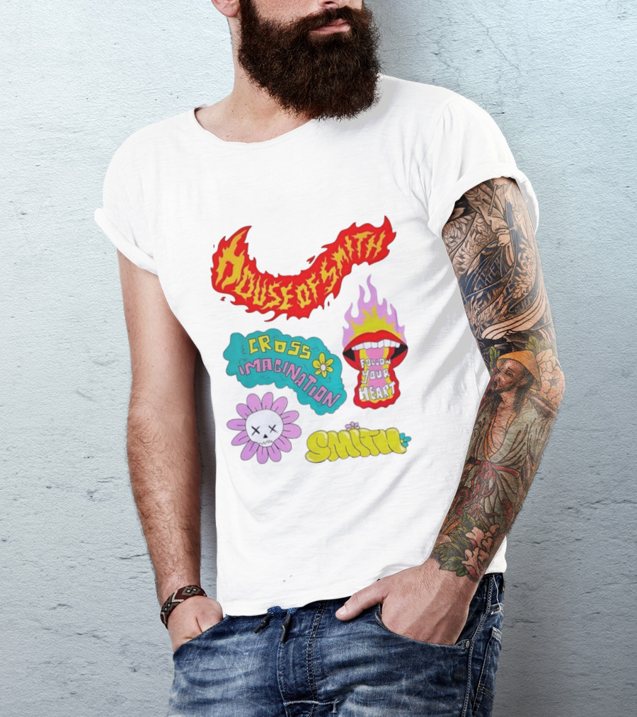 House Of Smith Cross Imagination Follow Your Heart Smith T-Shirt