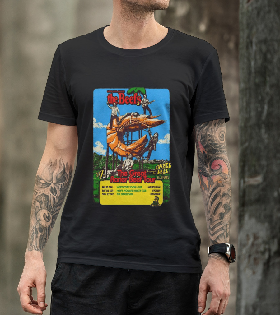 The Beefs 2026 The Great Rarier Beef Tour Melbourne Sydney Brisbane T-Shirt
