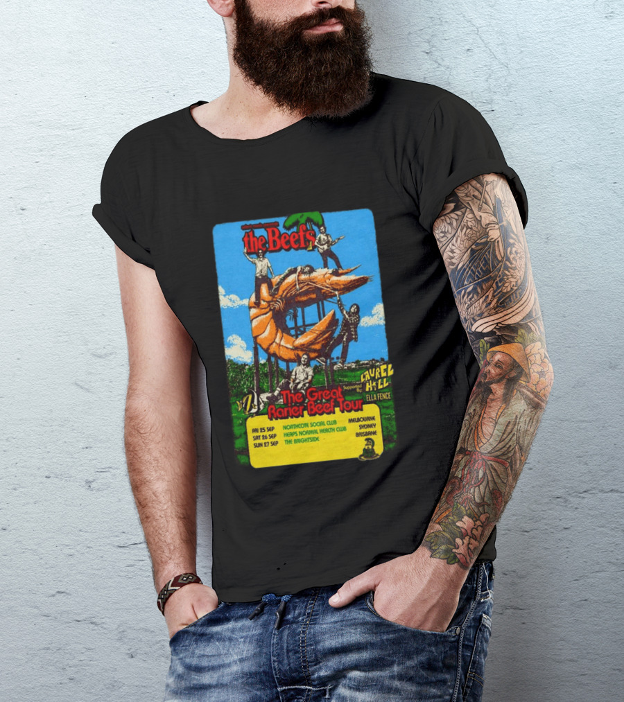 The Beefs 2026 The Great Rarier Beef Tour Melbourne Sydney Brisbane T-Shirt