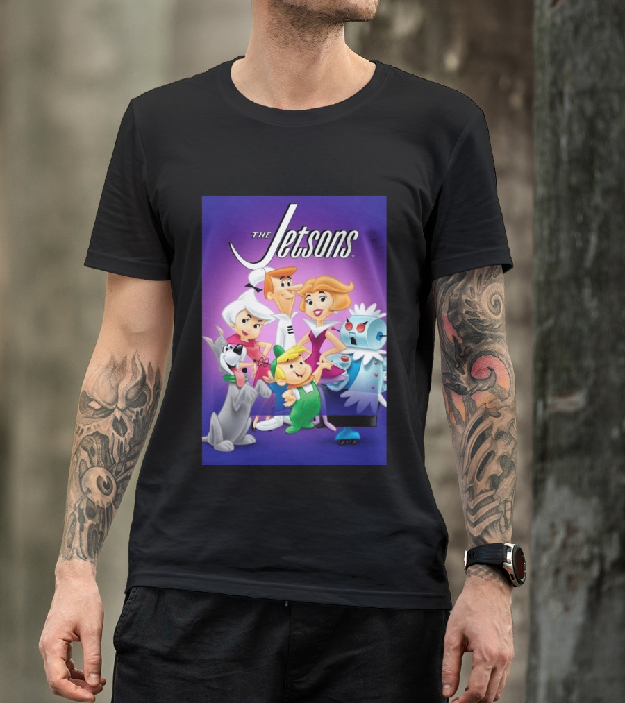 The Jetsons Family 2062 Animation Characters T-Shirt