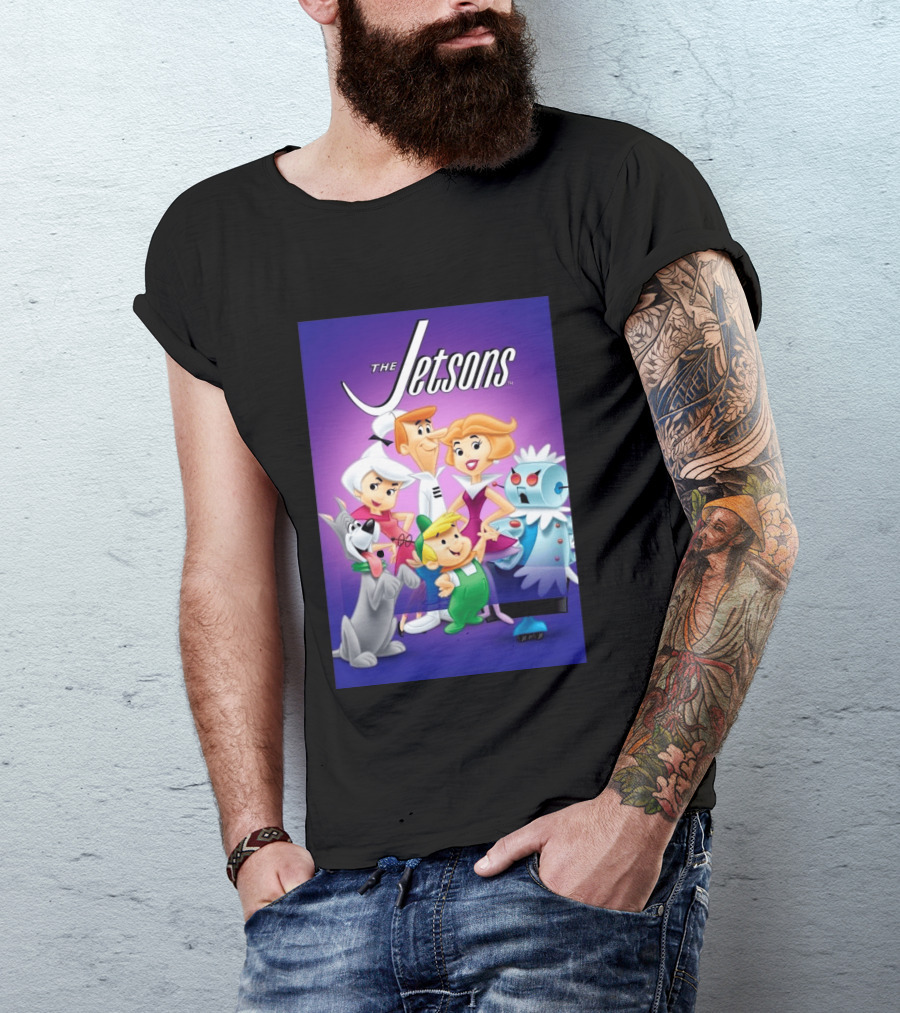 The Jetsons Family 2062 Animation Characters T-Shirt