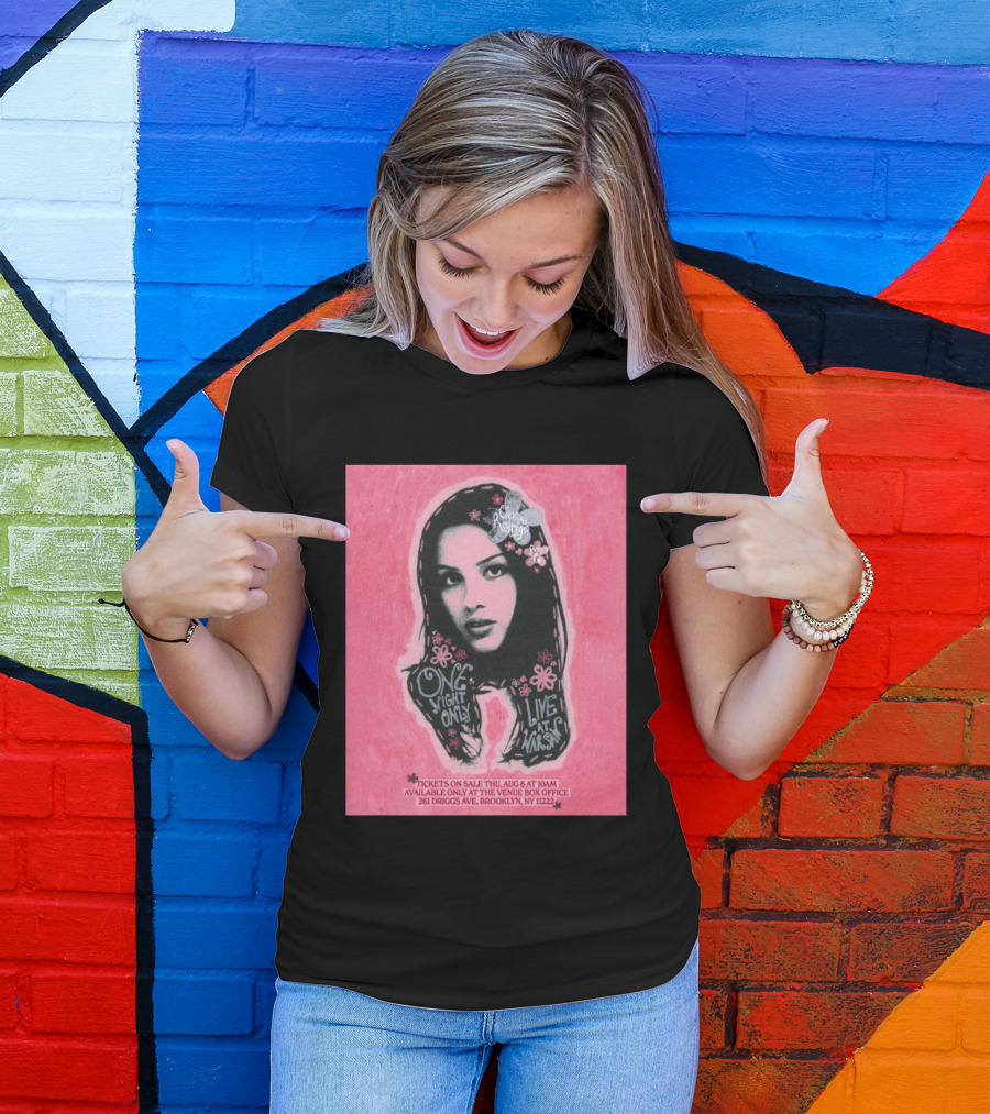 Tickets On Sale Thu Aug 6 At 10am Venue Box Office 261 Driggs Ave Brooklyn NY 11222 One Night Only Live At Warsaw T-Shirt