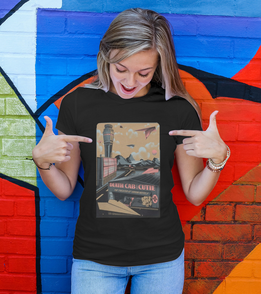 Death Cab For Cutie The Theater At Virgin Hotels Las Vegas NV August 6 2026 T-Shirt