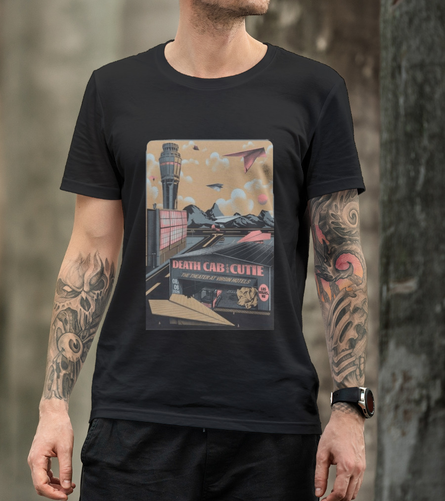 Death Cab For Cutie The Theater At Virgin Hotels Las Vegas NV August 6 2026 T-Shirt