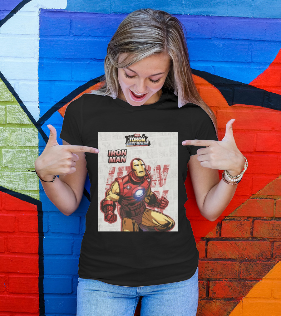 Marvel Tokon First Strike Iron Man Comic T-Shirt