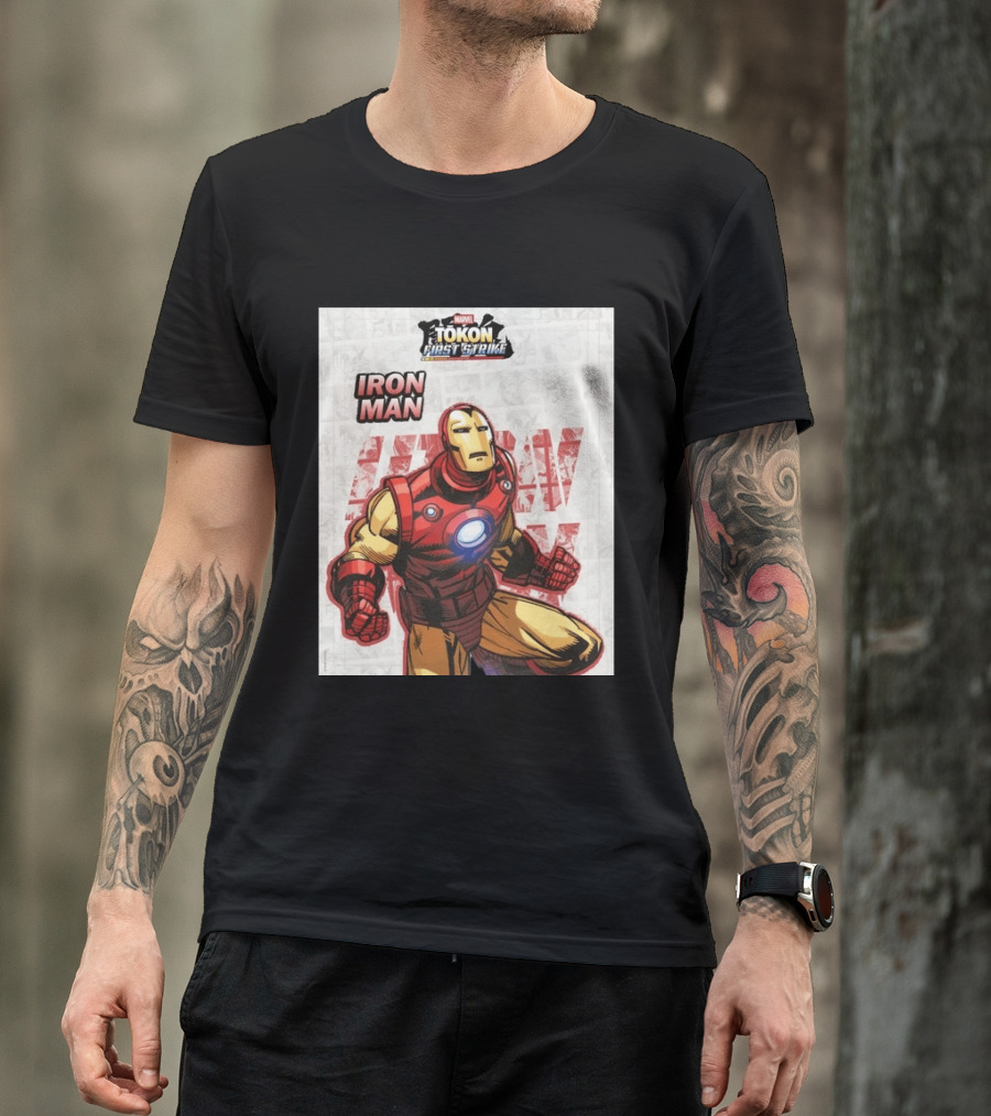 Marvel Tokon First Strike Iron Man Comic T-Shirt