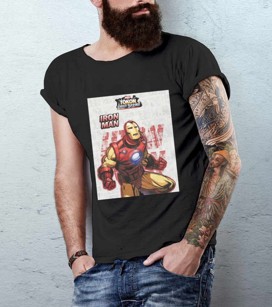 Marvel Tokon First Strike Iron Man Comic T-Shirt