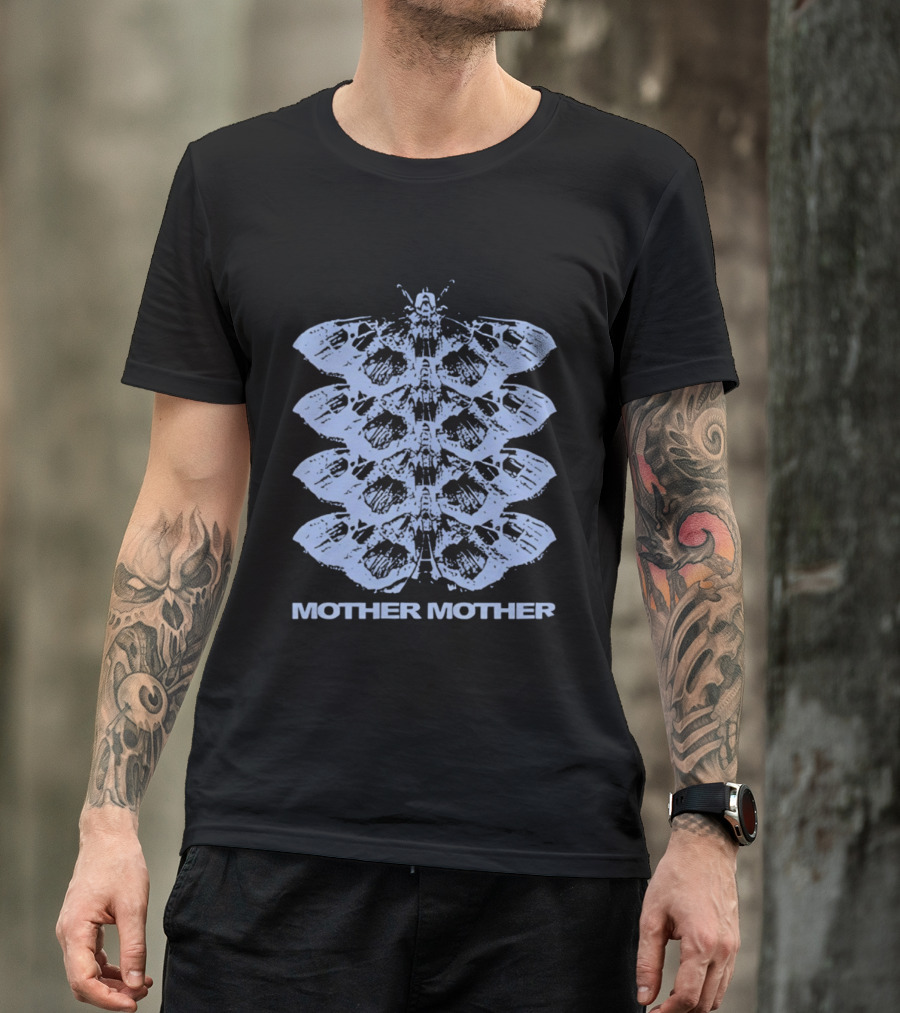 Mother Mother Moth Stack Indie Rock Band T-Shirt
