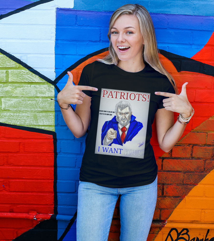 Patriots Solidus Snake Is Calling You Enlist In The Army Now I Want You T-Shirt