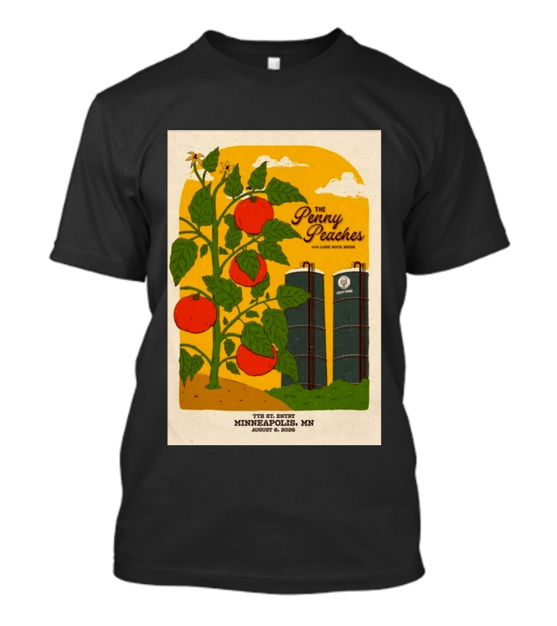 Penny Peaches With Loose Rope Series 7th Street Entry Minneapolis MN August 8 2026 T-Shirt