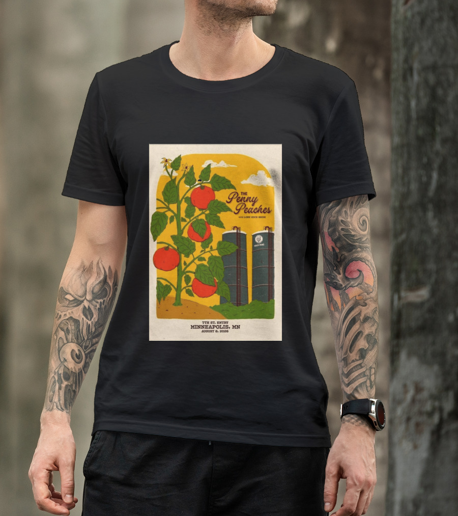 Penny Peaches With Loose Rope Series 7th Street Entry Minneapolis MN August 8 2026 T-Shirt