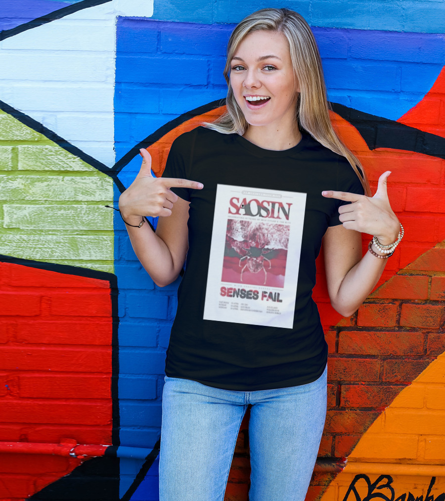 Saosin Sense Fail 2026 New Zealand Tour T-Shirt