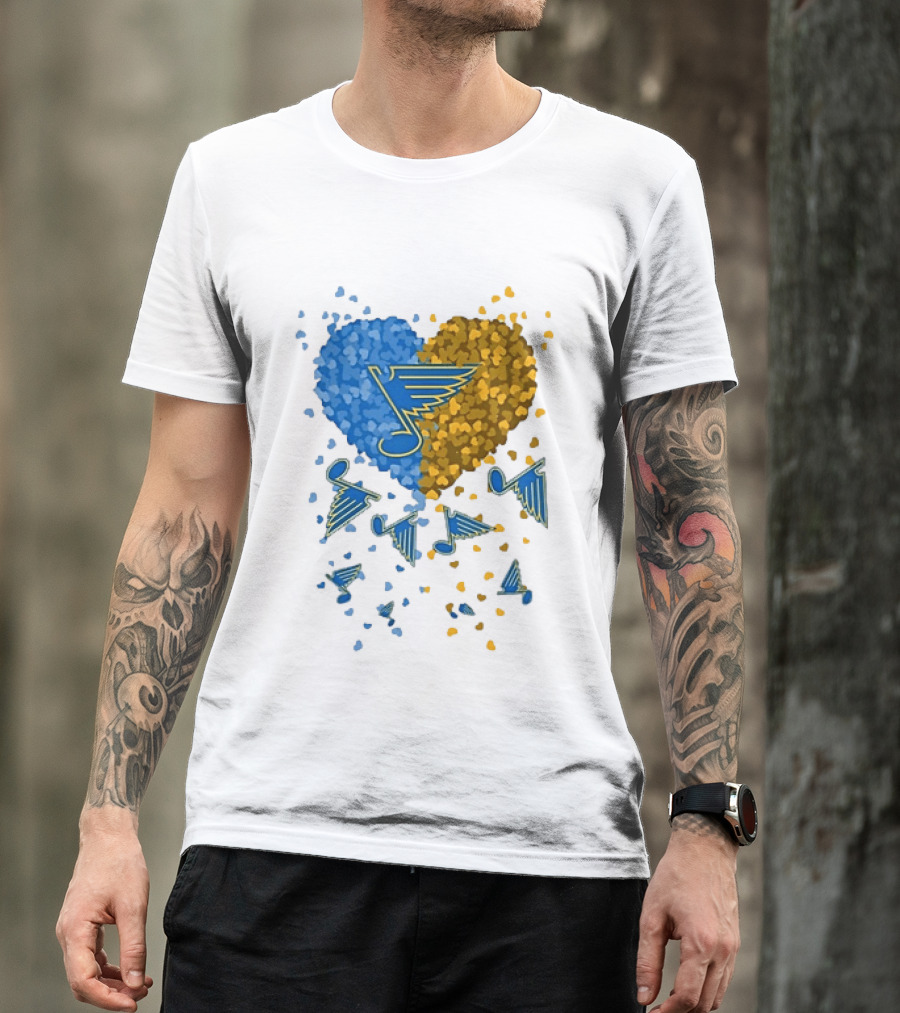 Classic St Louis Blues Heart NHL Hockey 2026 T-Shirt