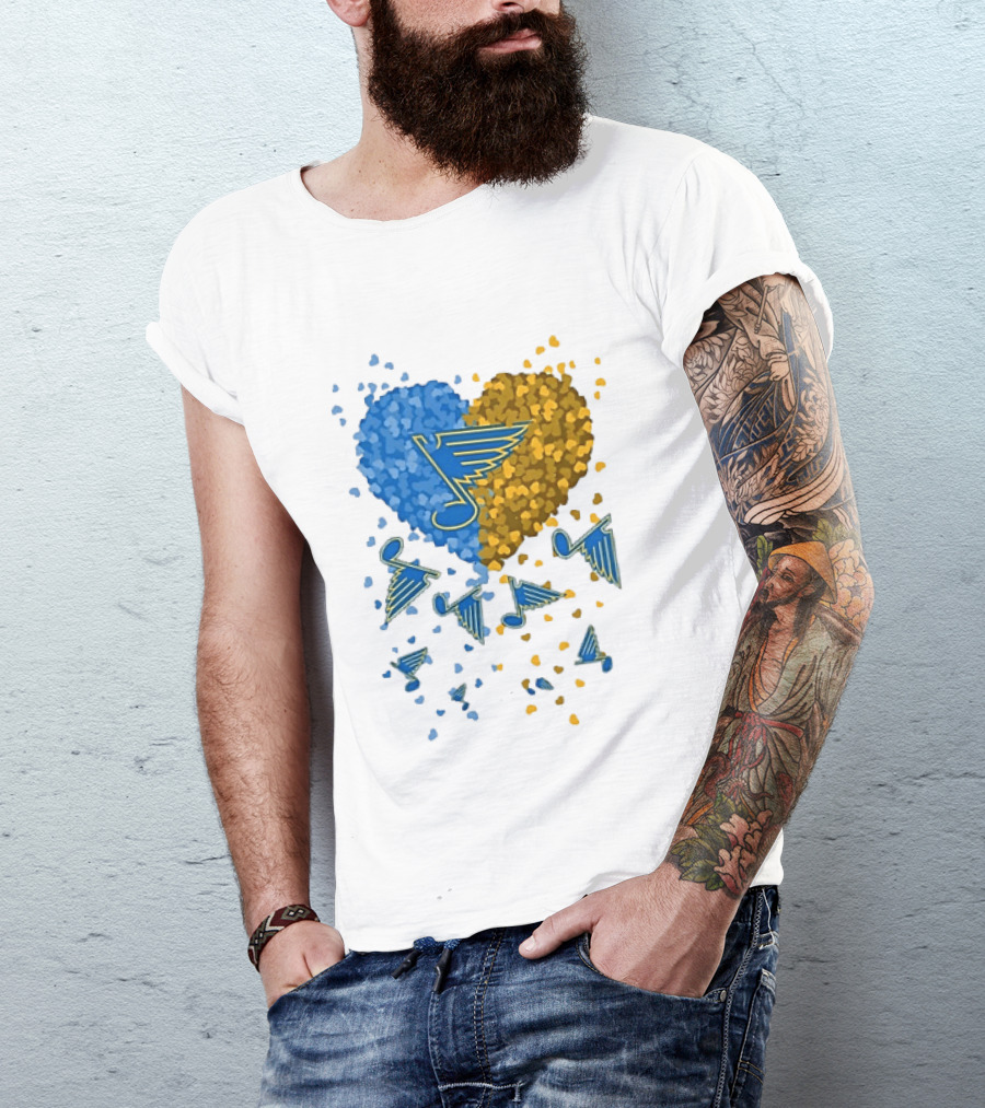 Classic St Louis Blues Heart NHL Hockey 2026 T-Shirt