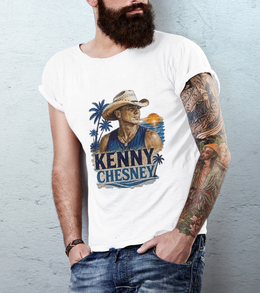 Kenny Chesney Is My Jam Tropical Beach Sunset Vibes T-Shirt