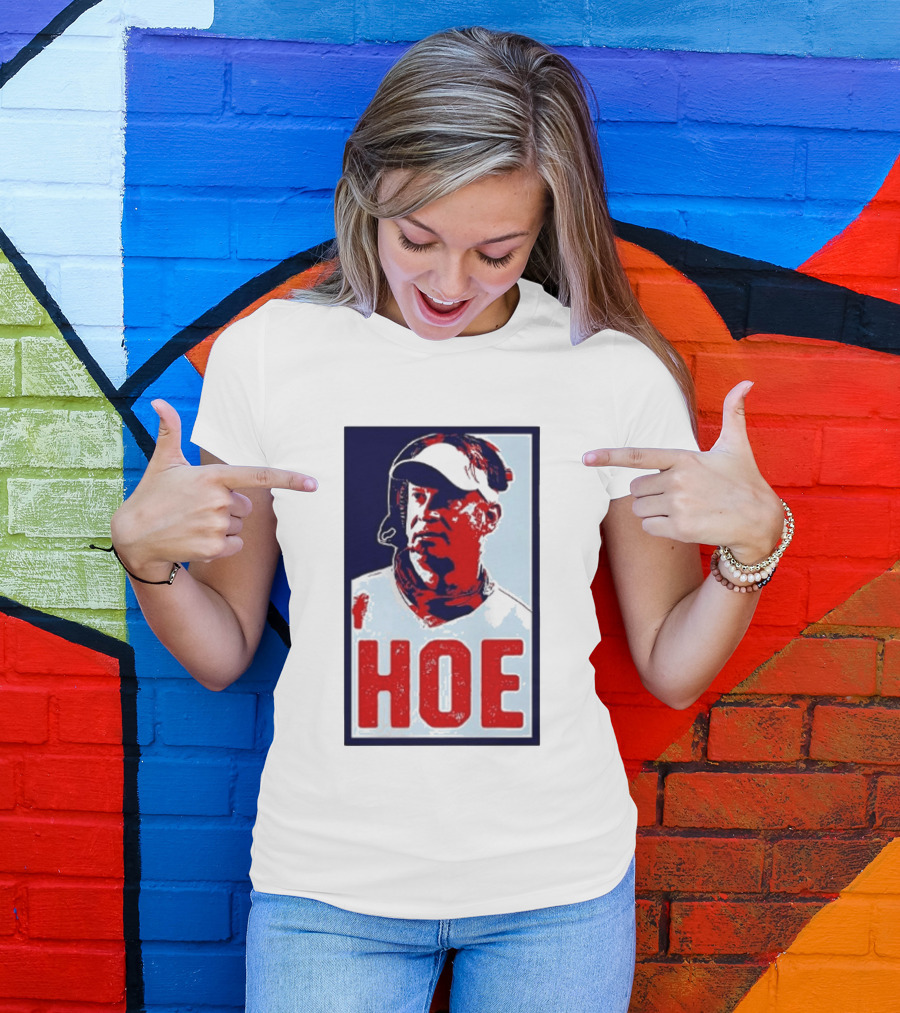 Lane Kiffin Hoe Red Blue Artistic T-Shirt