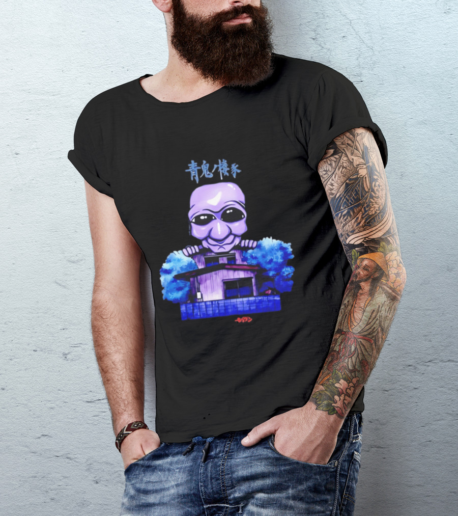 Ao Oni Horror House Anime Collaboration Featuring Moiun T-Shirt