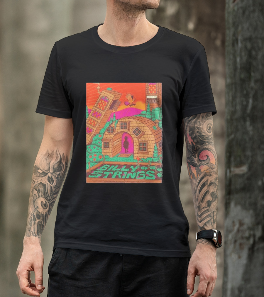 Billy Strings Fishers IN 2026 Night 3 Live August 8 Event Center T-Shirt