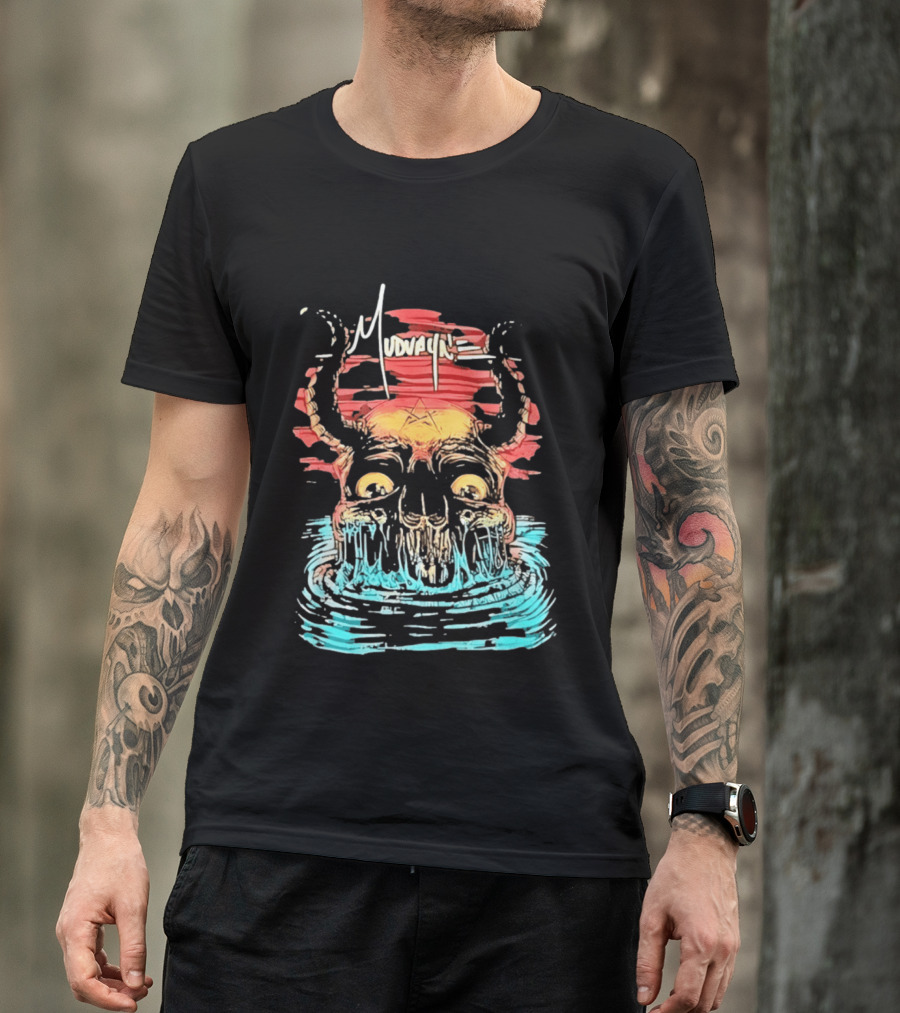 Mudvayne Skull Horns Water Heavy Metal T-Shirt