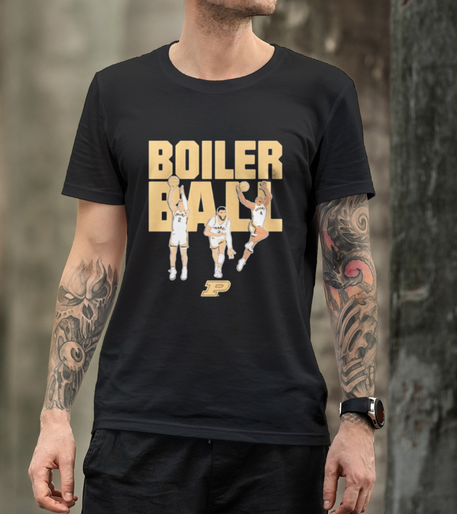 Braden Smith Fletcher Loyer Trey Kaufman Renn Purdue Basketball Boiler Ball T-Shirt
