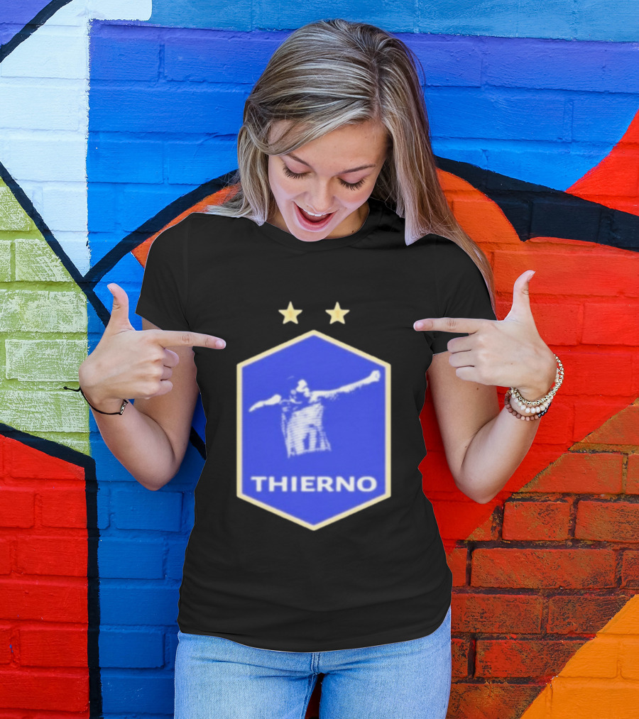 Thierno Barry Everton FC Two Stars Blue Crest T-Shirt