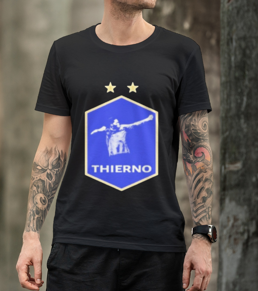 Thierno Barry Everton FC Two Stars Blue Crest T-Shirt