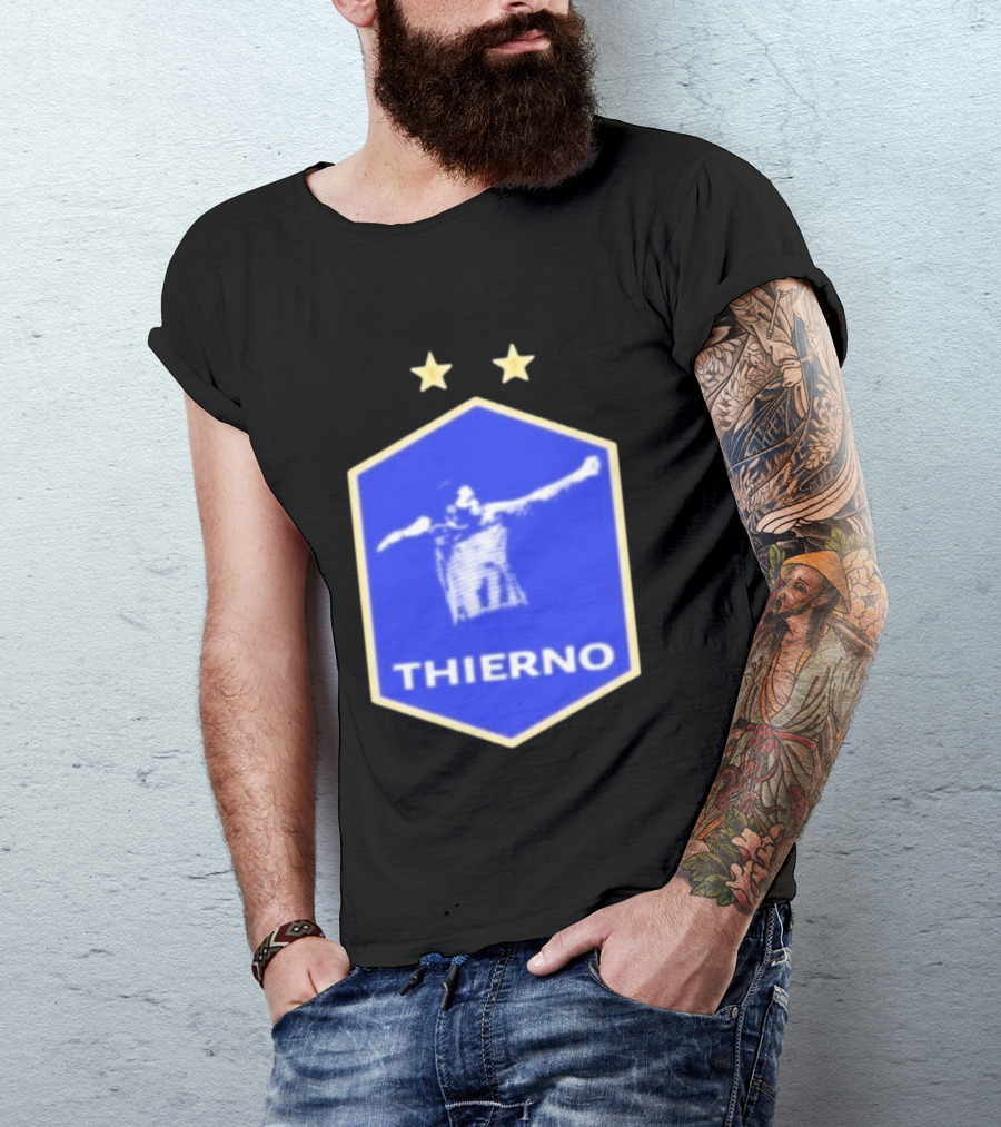 Thierno Barry Everton FC Two Stars Blue Crest T-Shirt