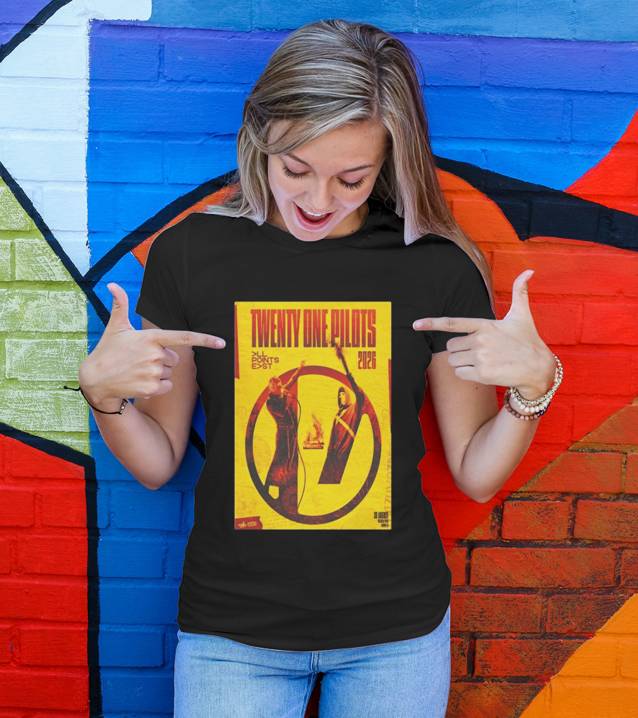 Twenty One Pilots All Points East 2026 Victoria Park London August 30 Tour T-Shirt